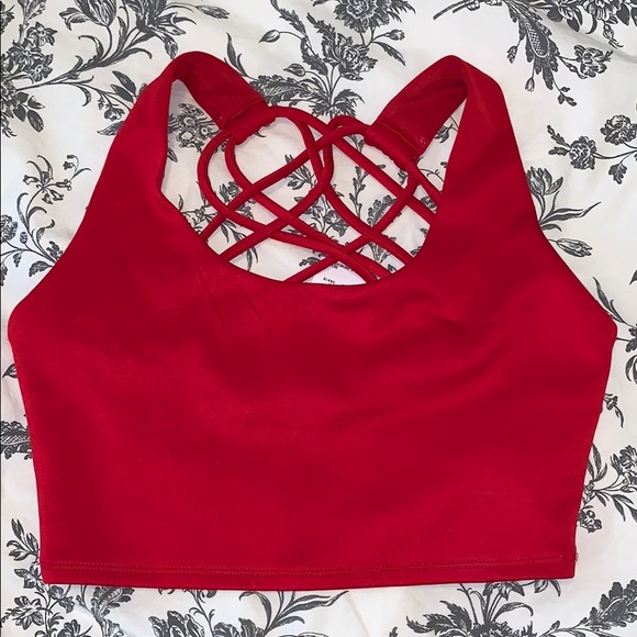 Forever 21 Tops - Forever 21 Red Crop Top Tank